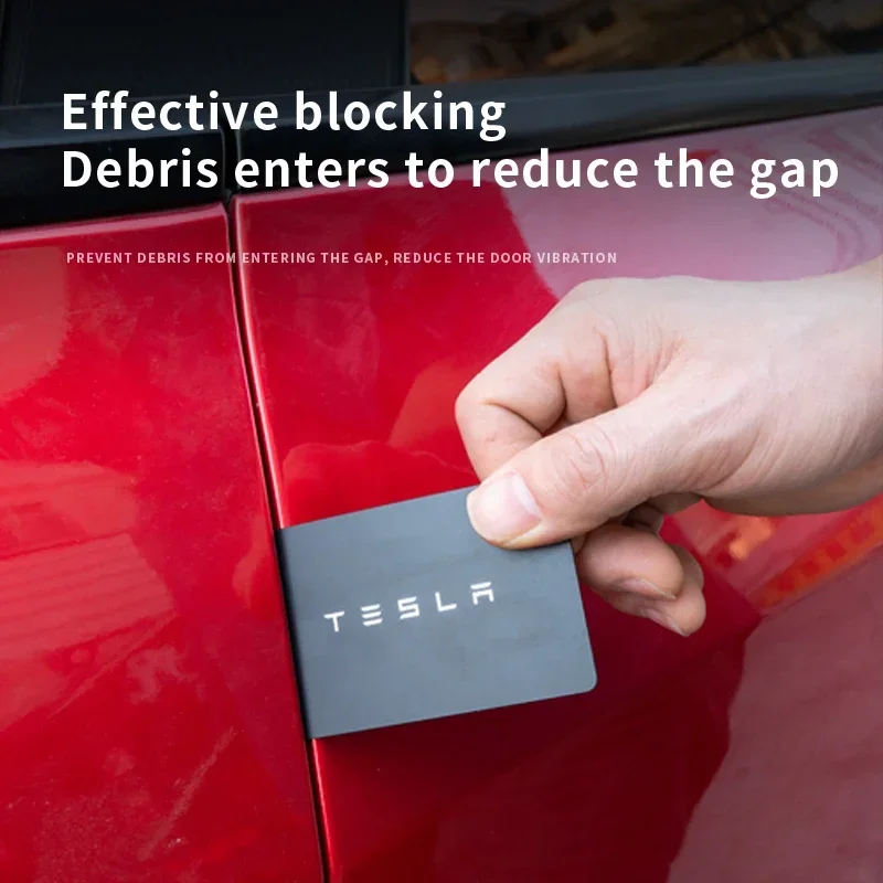 Suitable for Tesla 3/Y-Shaped Sealing Strips, B-Pillar and C-Pillar Noise Reduction Sound Insulation and Shock Absorption Rubber