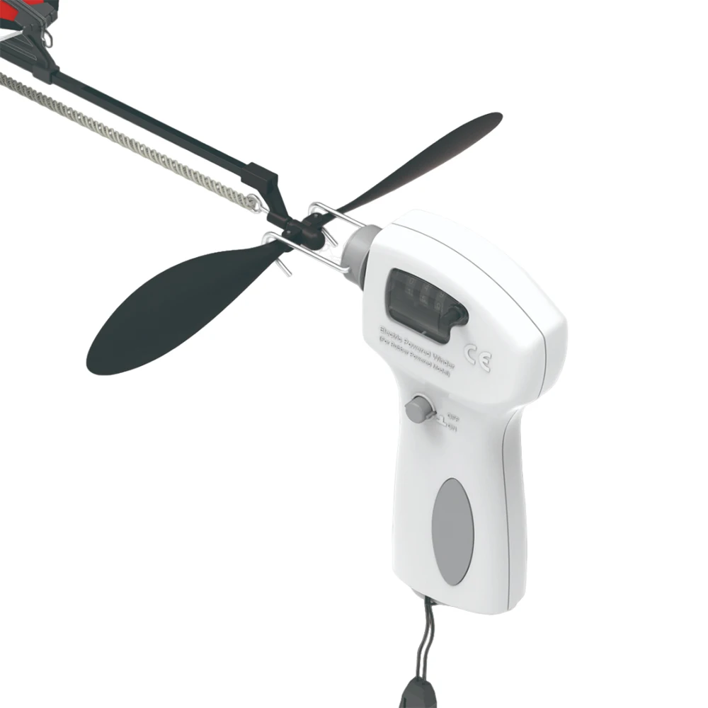 Rubber Band-Powered Airplane Model Winding Machine with Counter Electric Winder, Convenient and Fast Winding