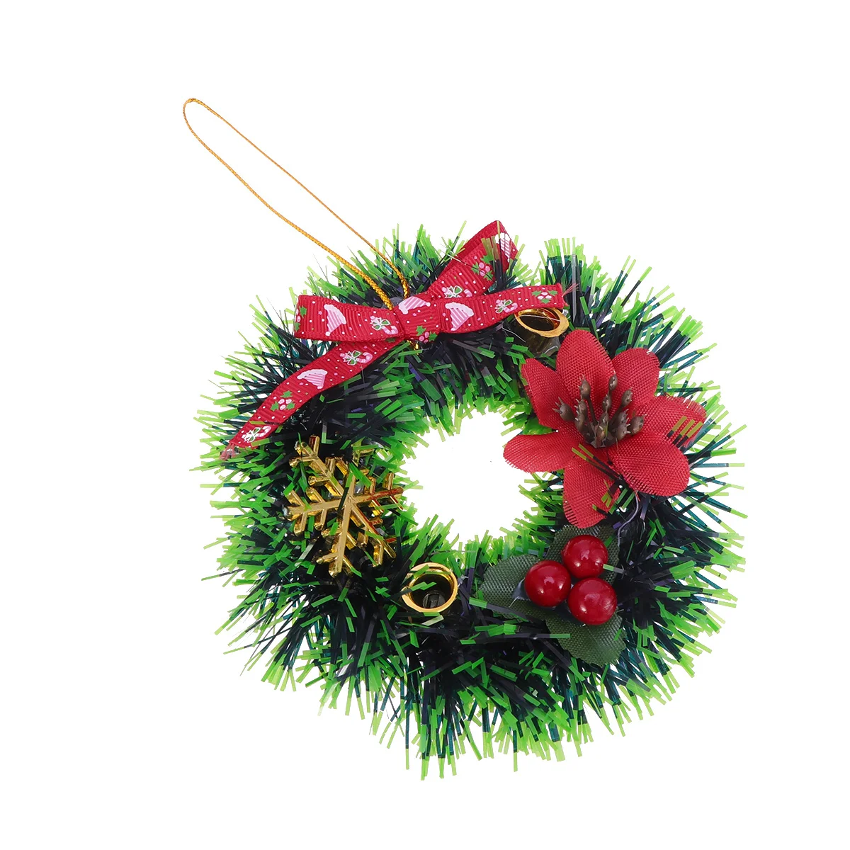 

Mini Christmas Wreath PVC Creative Hanging Snow Garland Decoration Premium Material Party Decor Christmas Tree