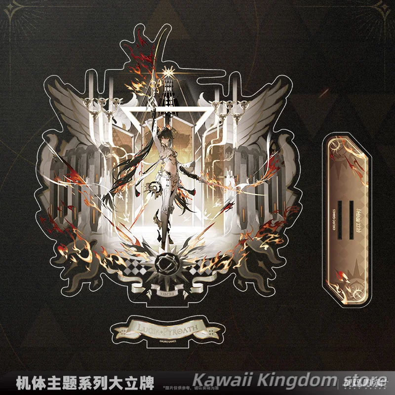 公式オリジナル GREY RAVEN：PUNISHING Lucia アニメ フィギュア アクリルスタンド モデルプレート デスク装飾 スタンディングサイン デスクトップファン