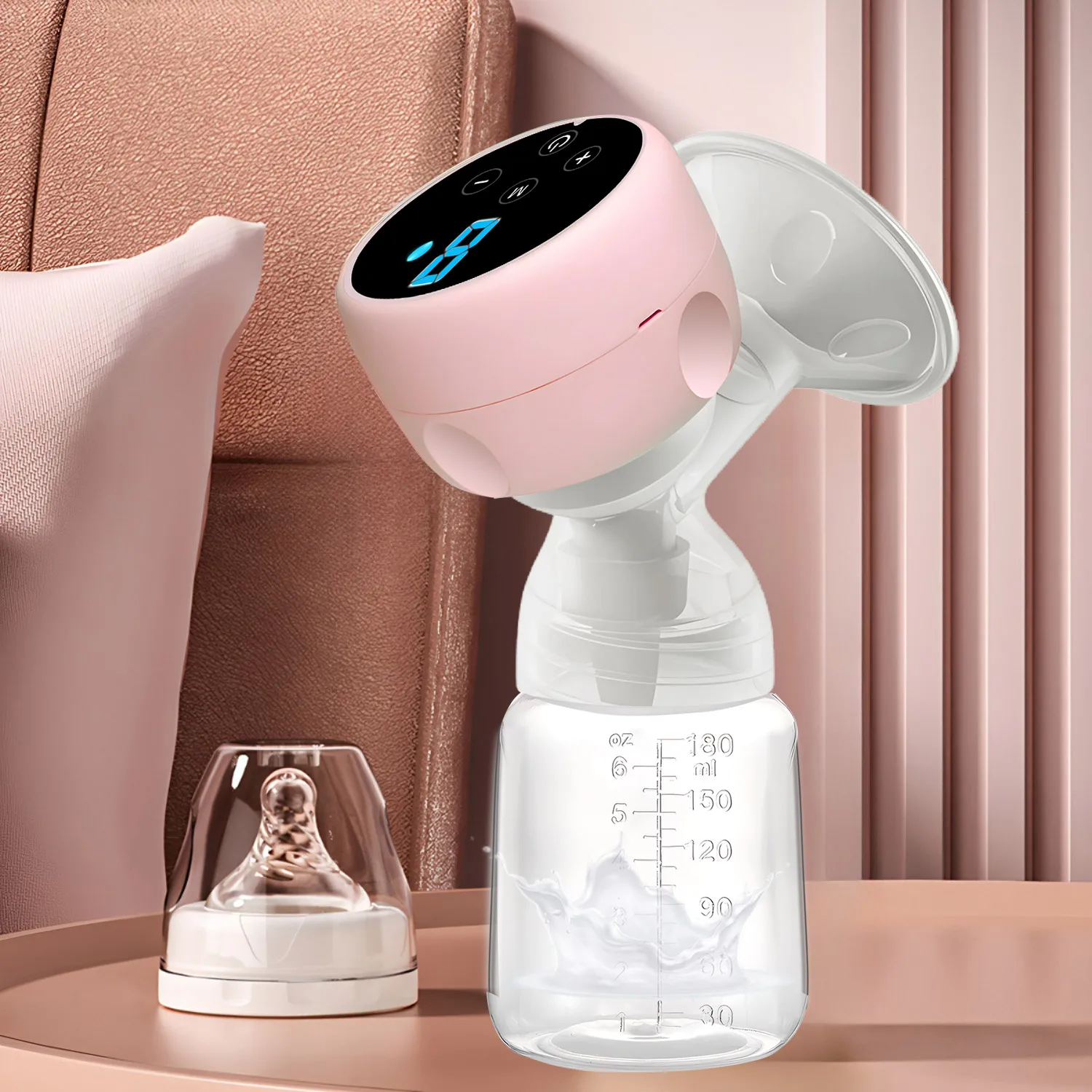 New Portable Electric Breast Pump USB Chargable Portable Milk Extractor Automatic Milker Comfort Breastfeeding BPA Free