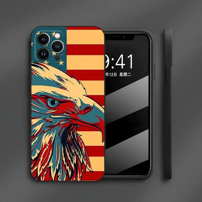 American US Flag Phone Case For IPhone Apple 12 13 11 14 Pro Max Mini Xs X Xr 7 8 6s Plus Se 2020 Shockproof Back Cover