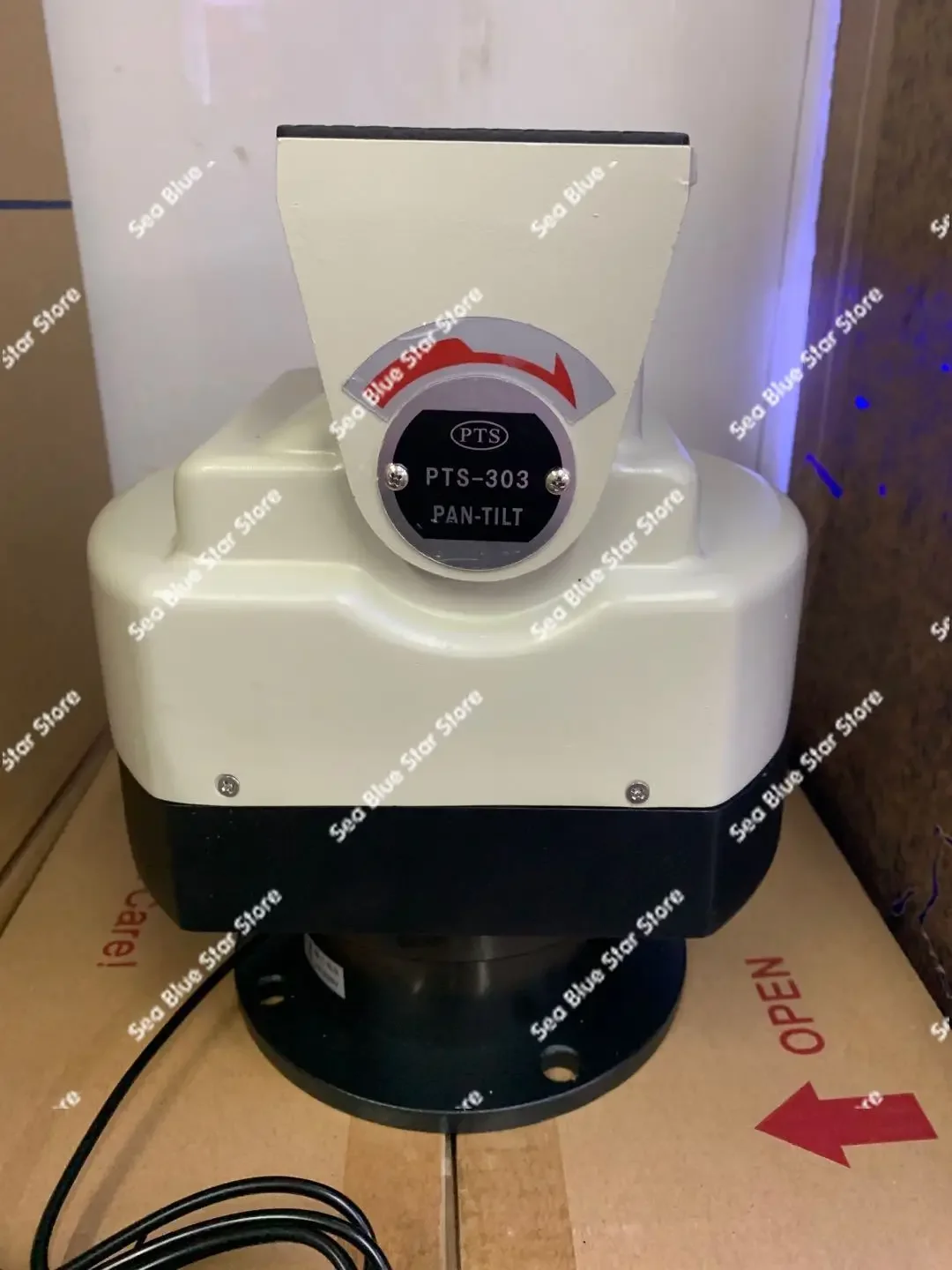 Steering PTZ Stand Surveillance Camera, Outdoor Waterproof Smart, Heavy Duty Metal PTZ AC220/24V