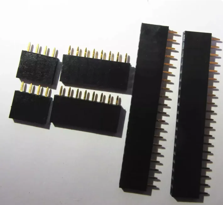 Female connector Single row female connector Single row socket with 1*2P/3 pins and 2.54mm pitch