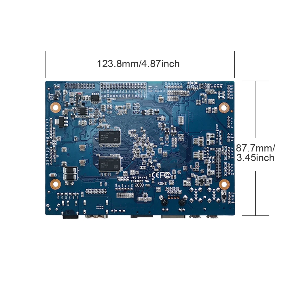 Imagem -02 - Placa-mãe de Publicidade Exibição Comercial Rk3368 Processador Arm Rockchip Rs232 Rs485 I2c Gpio Android Linux Liontron-m2