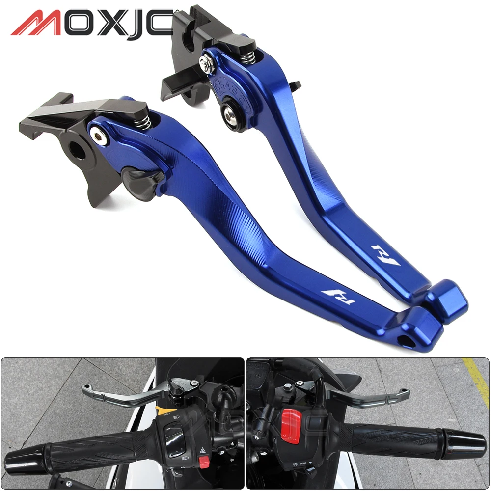 

Motorcycle Short Brake Clutch Levers Handle Levers for YAMAHA YZF-R1/R1M/R1S 2015-2021