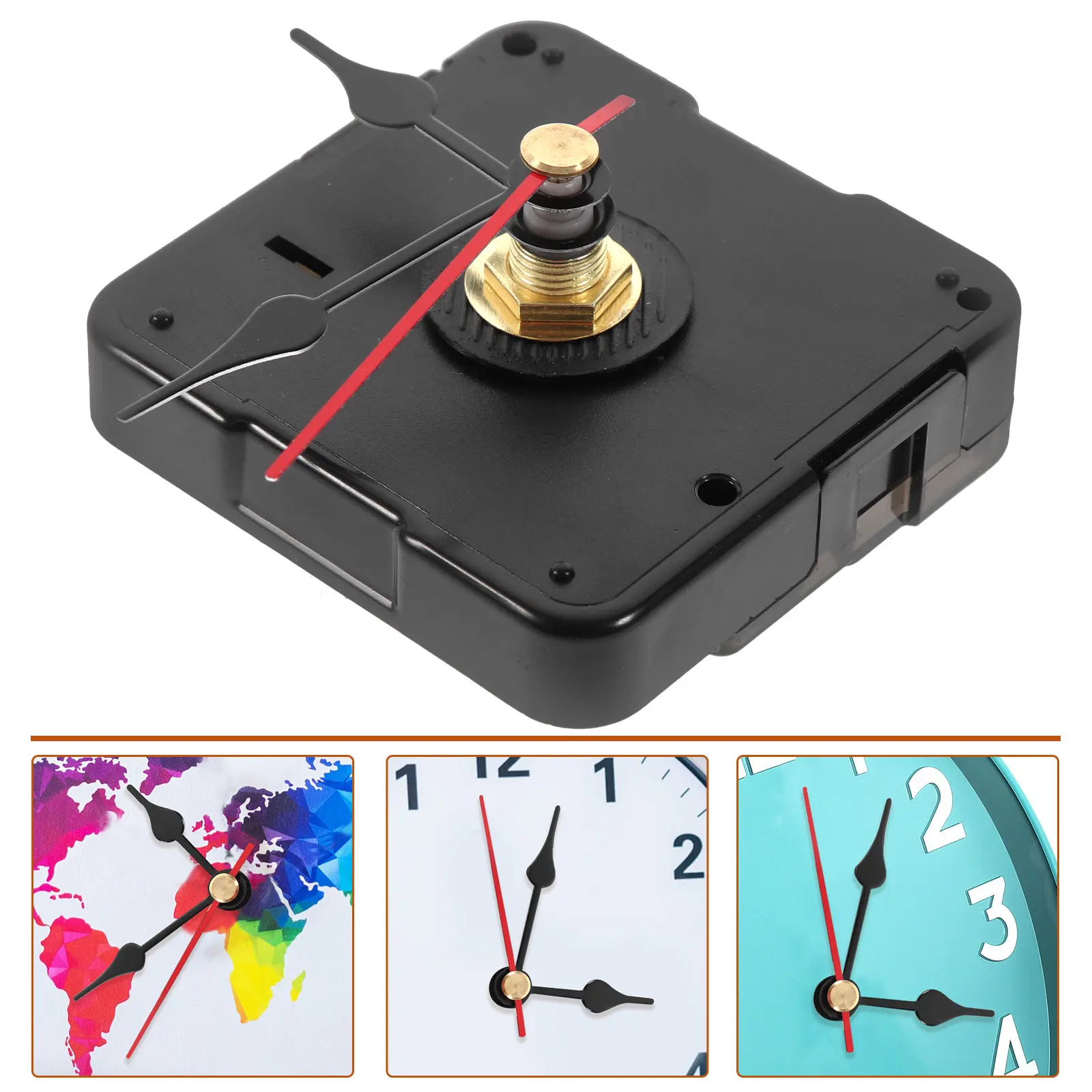 Silent Clock Mechanism Replacement Kit Battery Operated Precision Movement for 10 to 12cm DIY Clock Faces