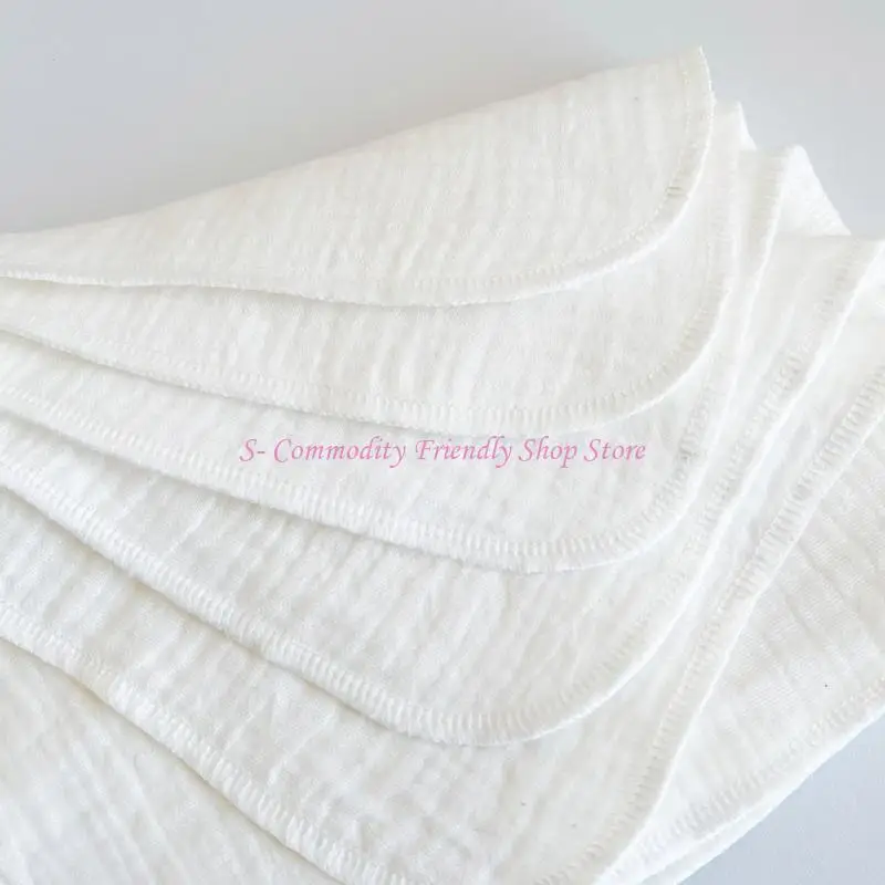

85AE 4 Layers Baby Wiping Towel Cotton Saliva Wipes Strong Absorbents Face Towel