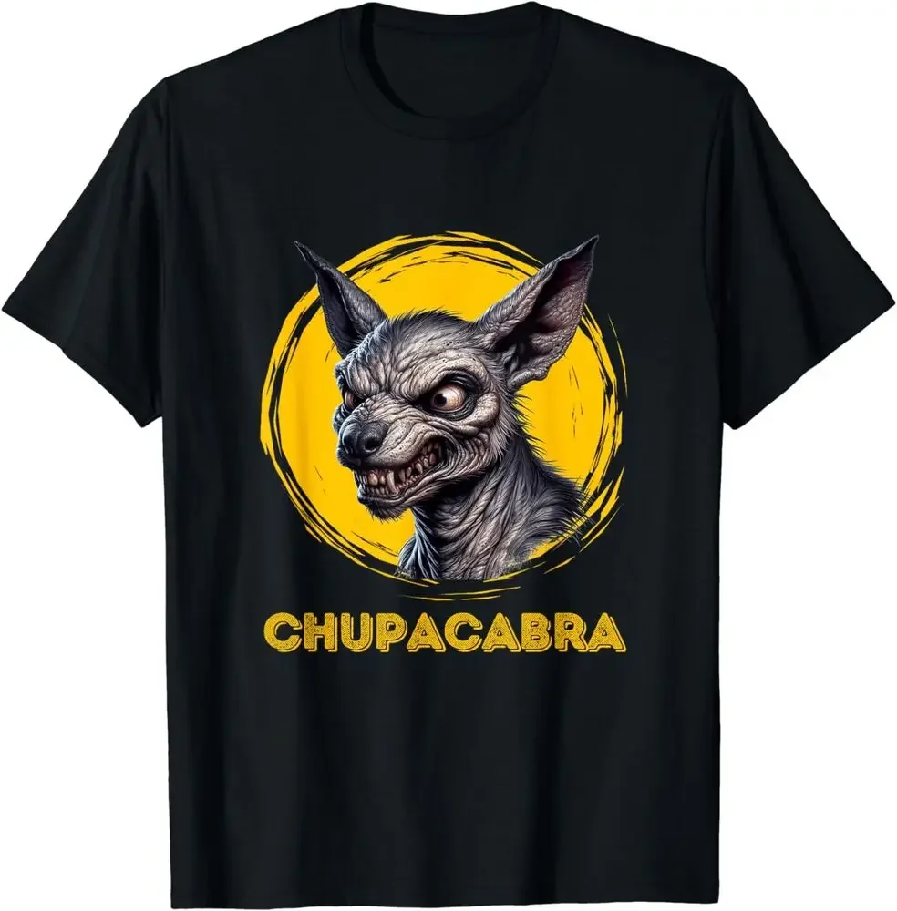 Scary El Chupacabra Cryptid Cryptozoology Mythical Lover Shirt  High Quality 100%Cotton Short Sleeve