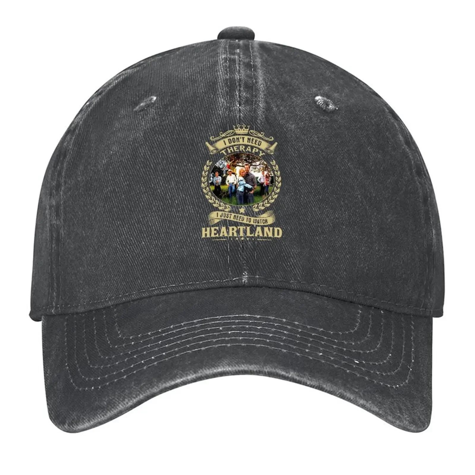 New I don’t need Therapy I just need to watch Heartland Baseball Cap birthday Christmas Hat sun caps funny hat Golf Women Men's