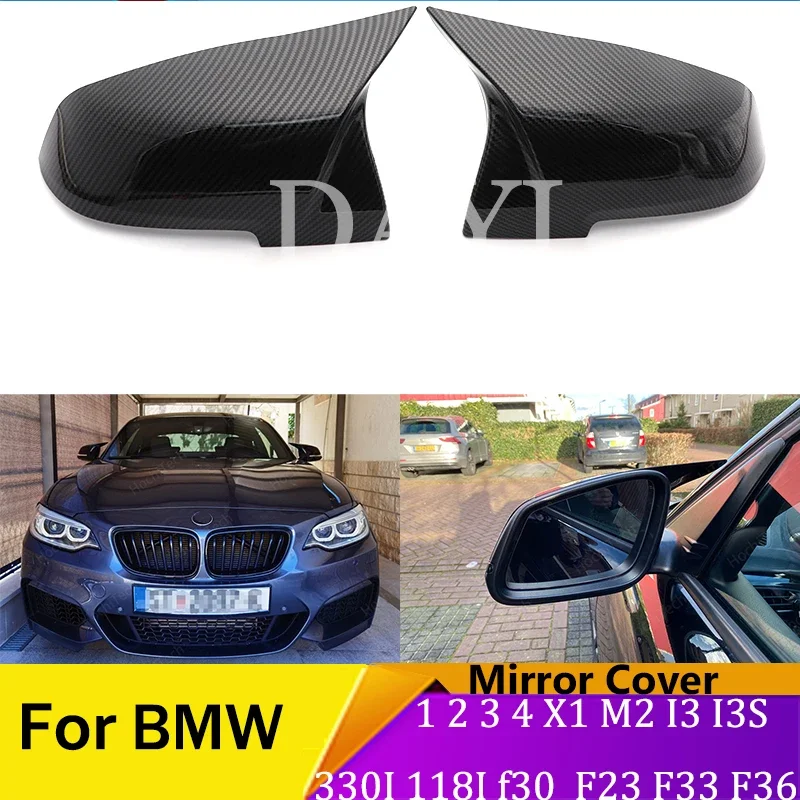 for BMW 1 2 3 4 X1 M2 I3 I3S F20 F21 f30 F23 F33 F22 F23 series High quality ABS AN style rearview mirror car mirror accessories