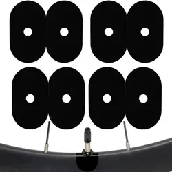 Cycle Air Nozzle Fixing Stickers 4X Valve Core Stickers Valve Core Sticker Gasket Adhesive Protective Glue Pad For Mountain Road