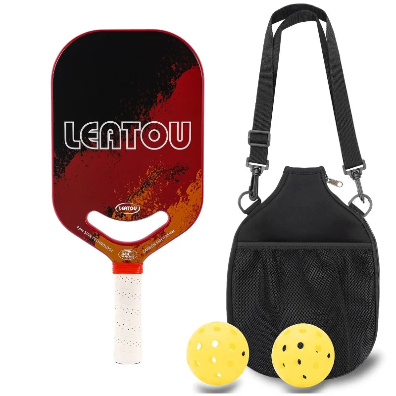 

Zoco High Quality Pickleball Rackets Set Pickleball Paddle Set of 2 Rackets & 4 Pickleballs Balls Pickle-Ball Racquet with Balls