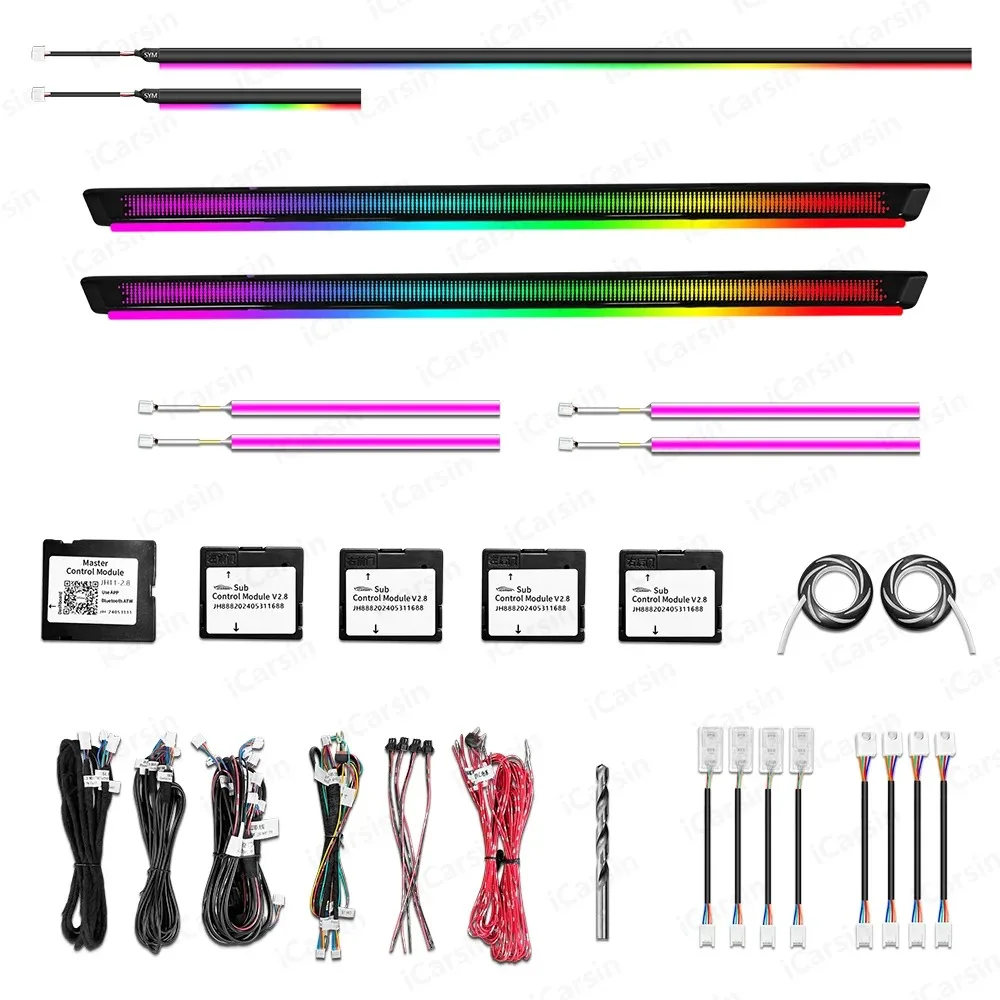 

256 Colors LED Car Interior Ambient Lighting for BMW 2 Series F22 F23 2014-2021 Atmosphere Strip Accessories Upgrade