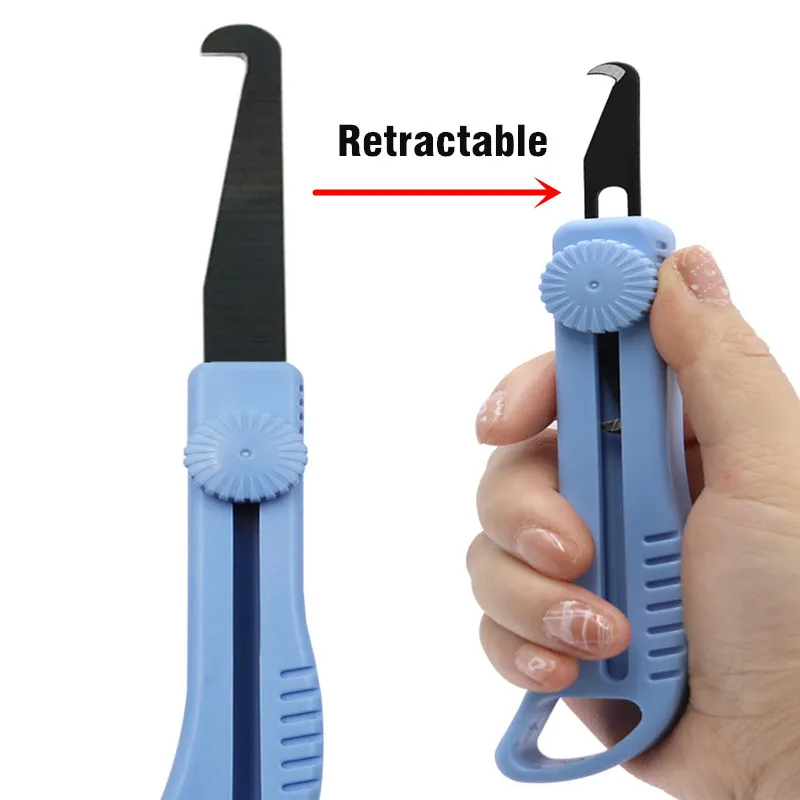 New Retractable Tile Gap Hook Knife Repair Tool Professional Cleaning and Removal of Old Grout Hand Tools Joint Notcher Collator