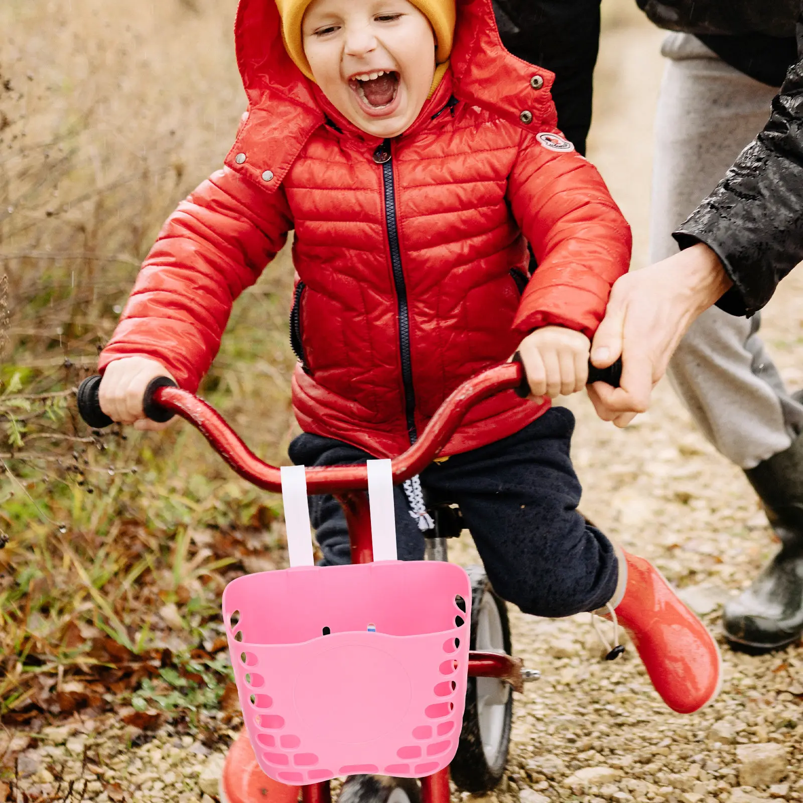 

Bike Front Basket for Children Durable Reinforcement Thickening Design Strong Bearing No Deformation Bike Basket Front