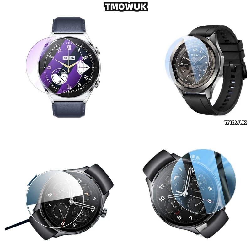 

For Xiaomi Watch S1 S3 Pro S4 Sport Water-Resistant Tempered Glass Screen Protector HD 9H Anti-Scratch Thin