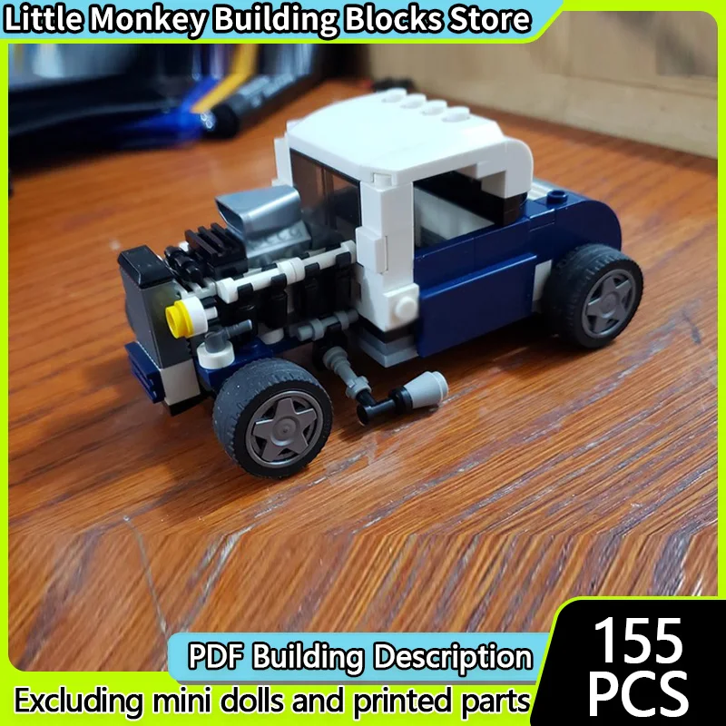 

Speed Racing Car Model MOC Building Bricks Twin-Turbo Modified Car Modular Technology Children Holiday Gifts Assemble Toys Suit