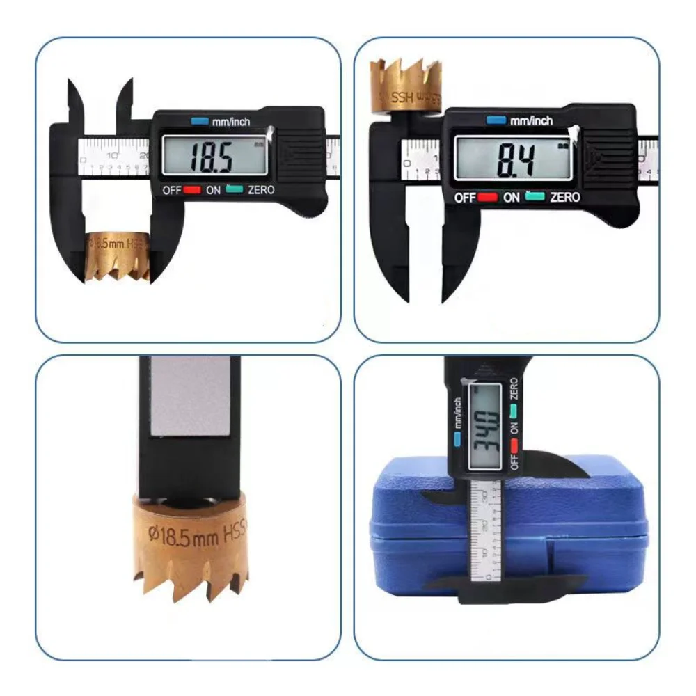 150mm Electronic Digital Caliper Carbon Fiber Dial Vernier Caliper Gauge Pachometer Digital Ruler Micrometer Measuring Tools