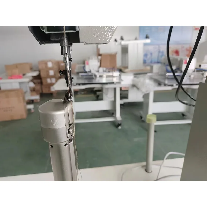 High Column Electric Single Sewing Machine Manual Feed Mechanism with Core Motor Ideal for Boots Straw Hats