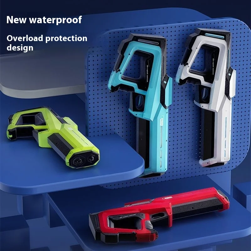 Electric Water Blaster Gun - Auto Suction Splash Toy For Kids, 3000mah Battery Rapid Fire Squirt Guns, Outdoor Pool Beach Battle