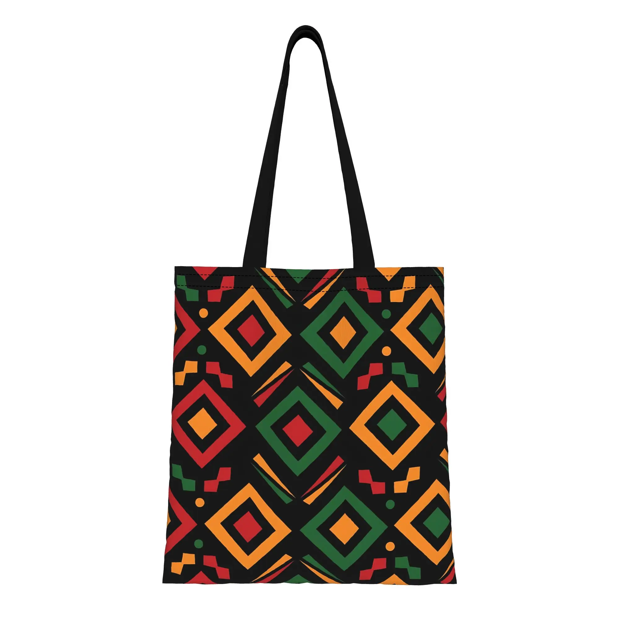 

1 шт. Холщовая сумка-тоут с наплечным ремнем, без застежки, для ручной стирки, с дизайном «Почтение прошлому, вдохновение будущему» и тематикой «Черная история».