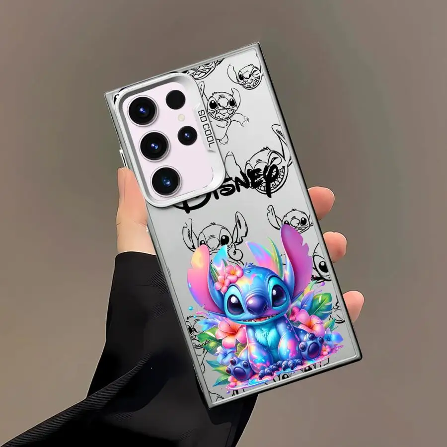Case for Samsung Galaxy S24 FE S24Ultra Note 20 Ultra S21 S22 Ultra S23 S20 FE S25Plus S25 Soft Shell Disney Cute Stitch