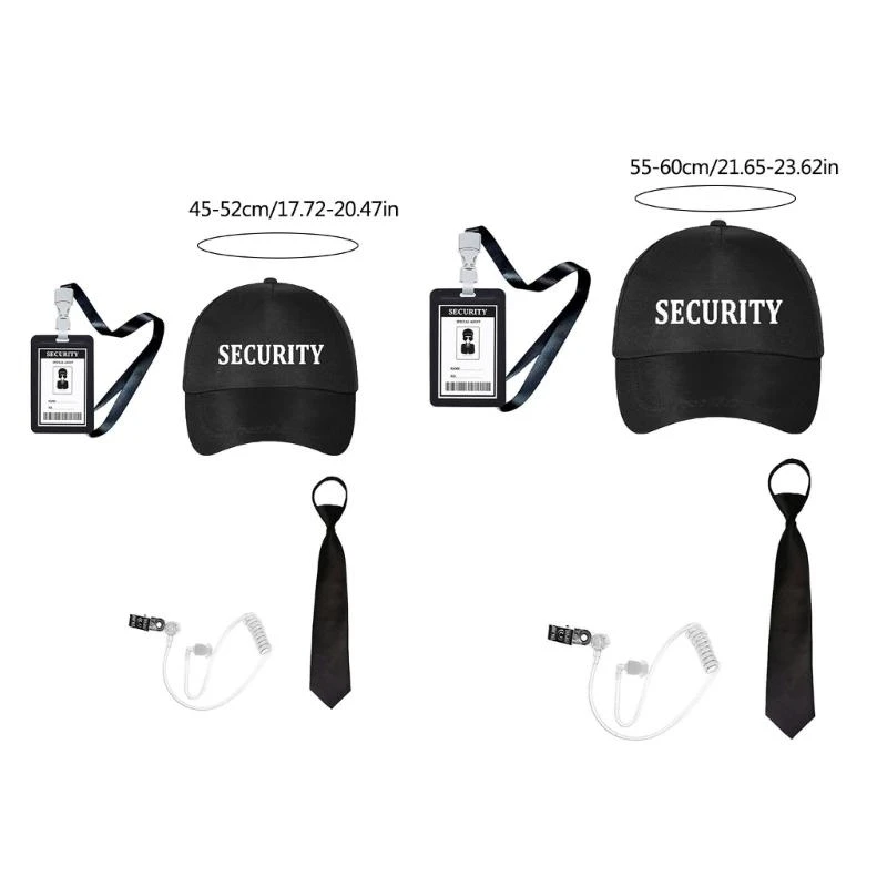 N1he Agent Agent Outfit Phụ kiện Halloween Secret Agent