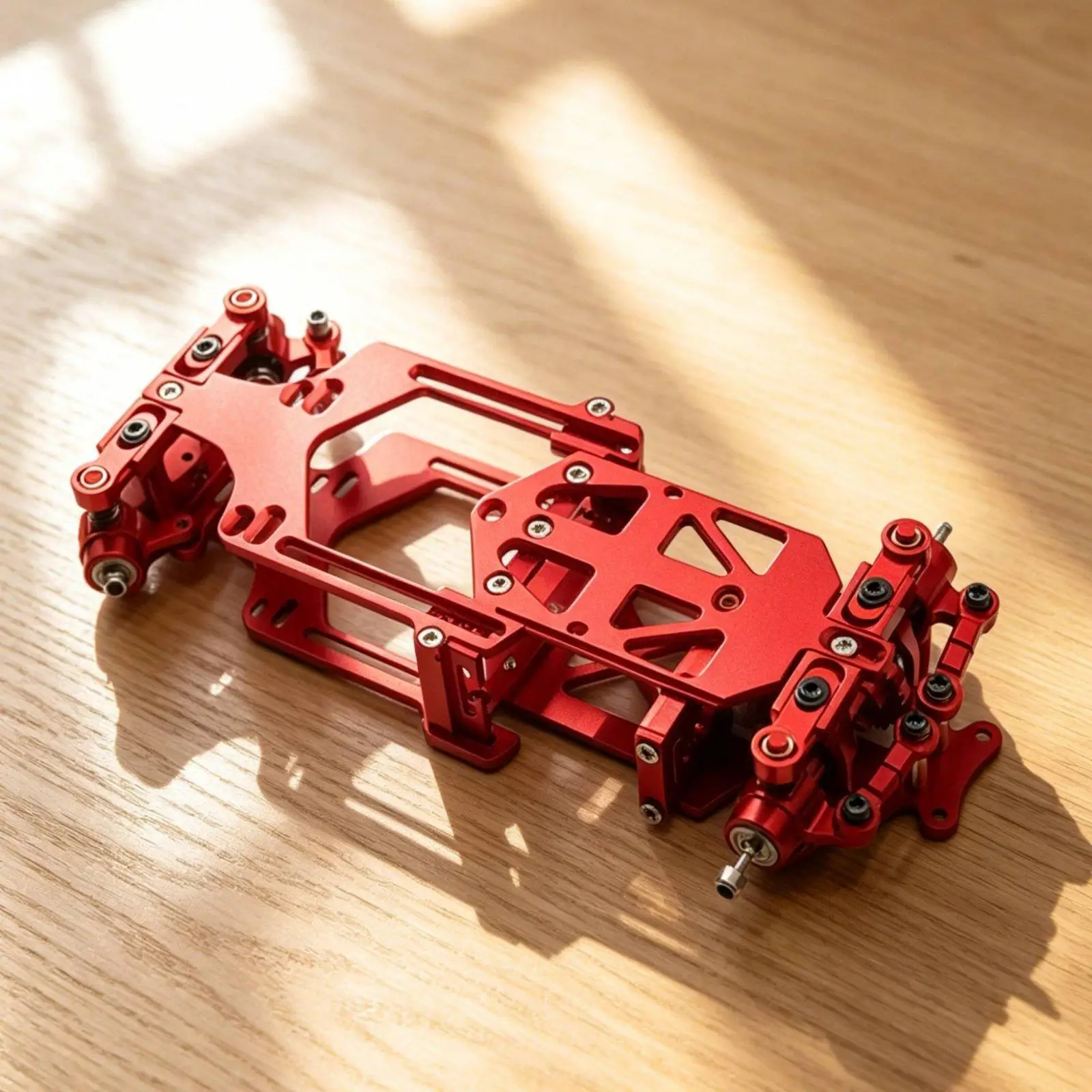 1/28 RC Slide Chassis Differential RC Slide Chassis Adjustable Wheelbase for