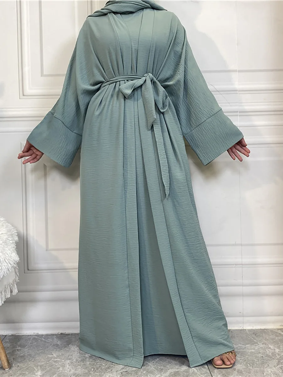 Skromne abaje dla kobiet zestawy muzułmańskie turcja Kaftan Islam odzież Ramadan zespoły Musulmans kaftan Marocain Femme hidżab szata