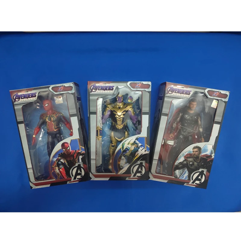 ZD Toys Vengadores Leyendas Iron Man Spider Man Thor Capitán América Thanos Hulk War Machine Figuras de acción regalo