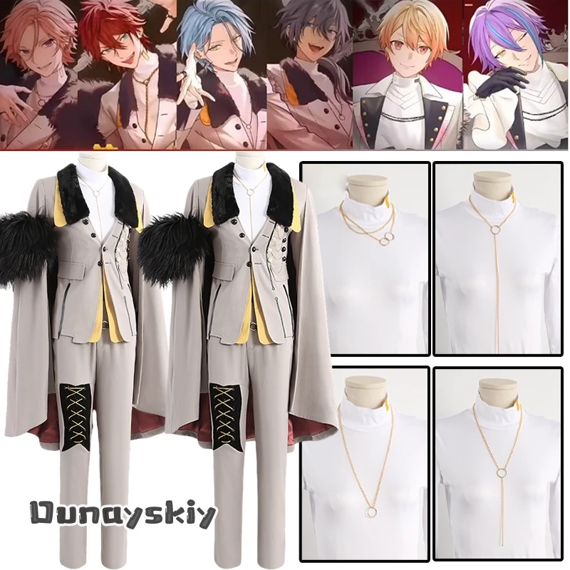 綾巻リンネ/ヒメル/大川琥珀/椎名ニキ コスプレ 大人用コスチューム ハロウィン 変装 ロールプレイング コミック アンサンブルスターズ XS-2XL