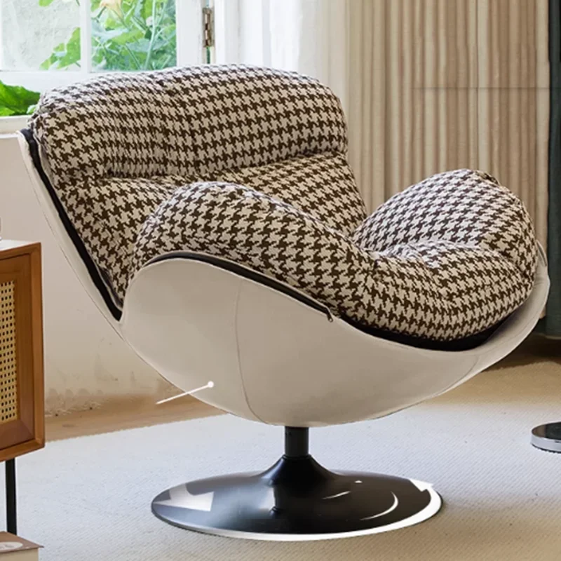 Grote Moderne Woonkamerstoelen Draaibaar Luxe Ontspannen Comfy Design Stoelen Fauteuil Luie Rookwolken Sedie Da Soggiorno Meubelen