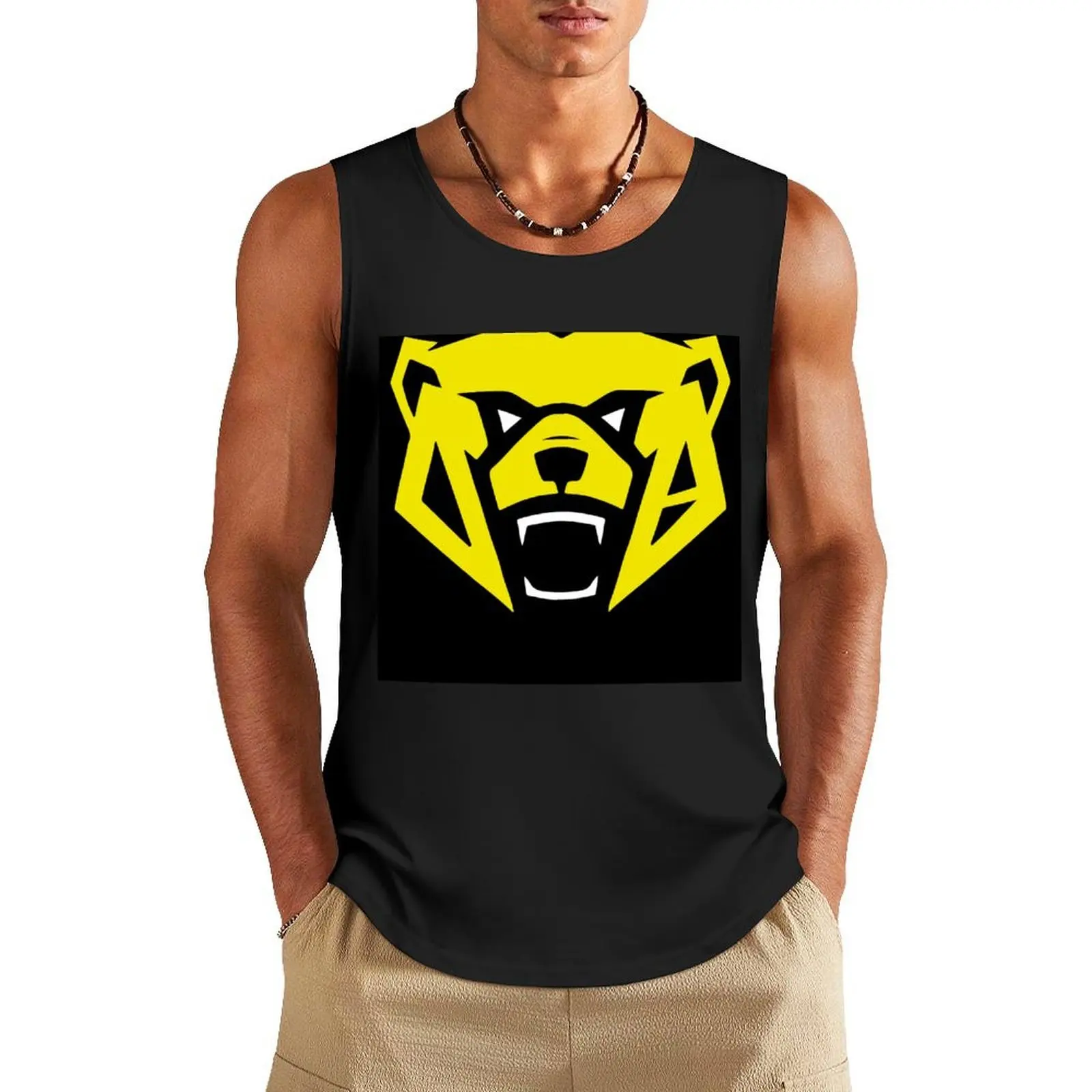 

Oliver Bearman logo Tank Top Men sleeveless tee gym accessories men T-shirts men plain t-shirt