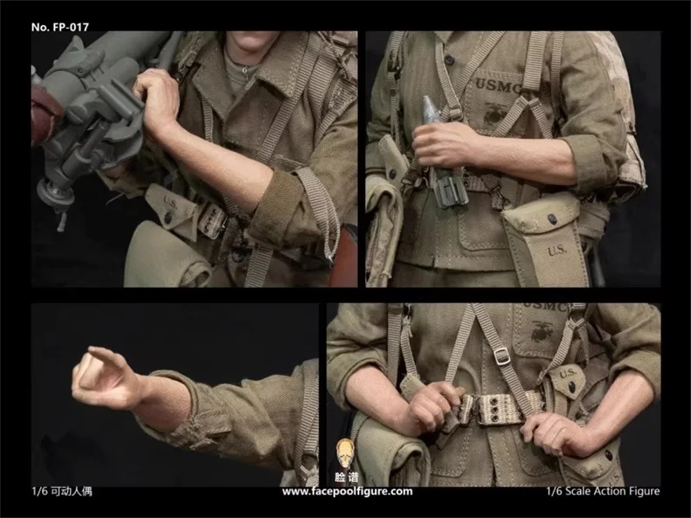 Gorąca Wyprzedaż 1/6th Facepoolfigure FP017 FP017-A FP017-B WWII US. Figurka akcji General Frank Merrill, pełny zestaw, ruchome elementy, prezent