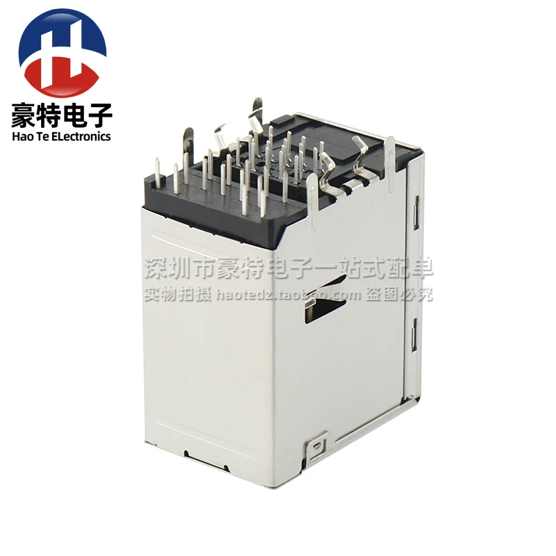 5pcs/ JFM38U1M-B311-4H 10P Gigabit Double Layer USB3.0 Plus RJ45 Port Connector