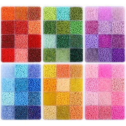 Muslimgrid Set di perline di riso scatola 3mm perline allentate uniche colorate fatte a mano fai da te fare gioielli orecchini collana accessori