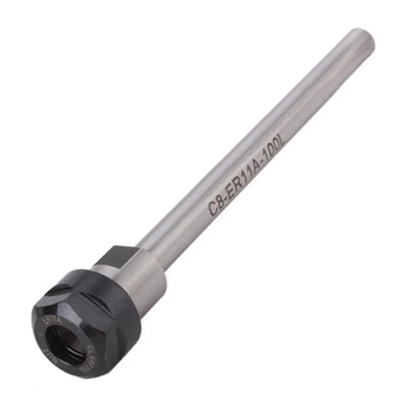 1pcs Deep Processing CNC Straight Shank Extension Rod 8mm C8 ER8 C8 ER11 8MM Arbor Collet Chuck For CNC Milling Cutter