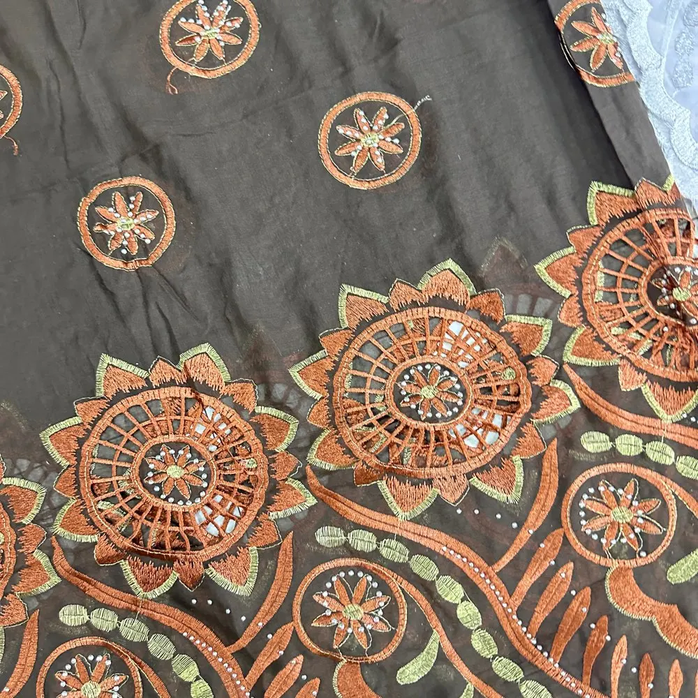 2026 Neuer Afrikanischer Islamischer Damen-Schal Modischer Pashmina-Turban Gebetstuch 100% Baumwolle Bestickter Schal Muslimischer Party-Hijab für Damen – Detail 13