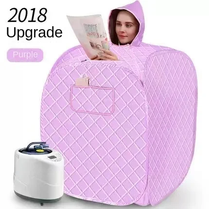 Foldable One Person SPA Tent Portable Steam Sauna Set with 2L Larger Steamer Remote Control 110V 220V