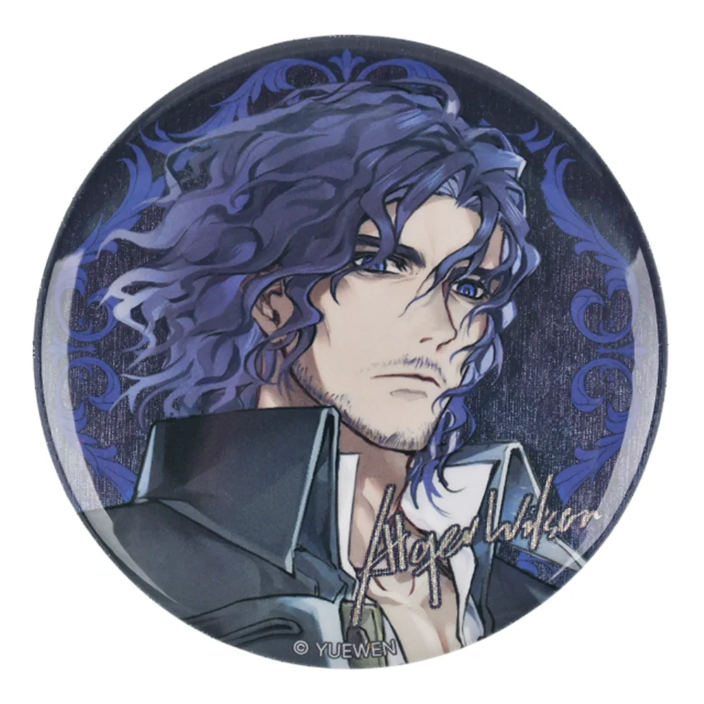 58mm Anime Lord of Mysteries Klein Moretti Fors Wall Leonard Mitchell Cosplay KOSTIUM Odznaka Przypinka SPTE Broszka z Blachy ﻿   Prop Gilf