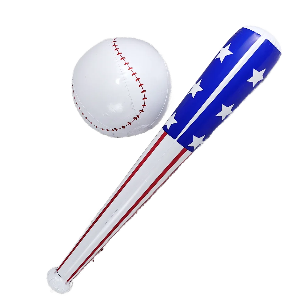 Inflatable Baseball Bats and Baseballs Balloons Baseball Bat Balloons Birthday Sports Theme Party Decoration Photo Props Supplie