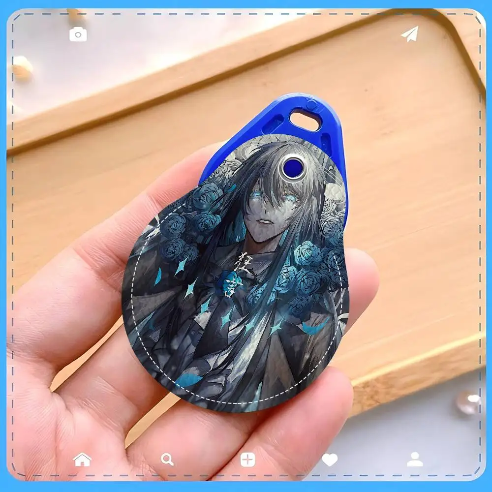 المغني أدو حامل مفتاح جديد بو الجلود مفتاح الحقيبة ضئيلة مدبرة المنزل مفتاح الوصول مدخل الحرس بطاقة حامي حامل #5