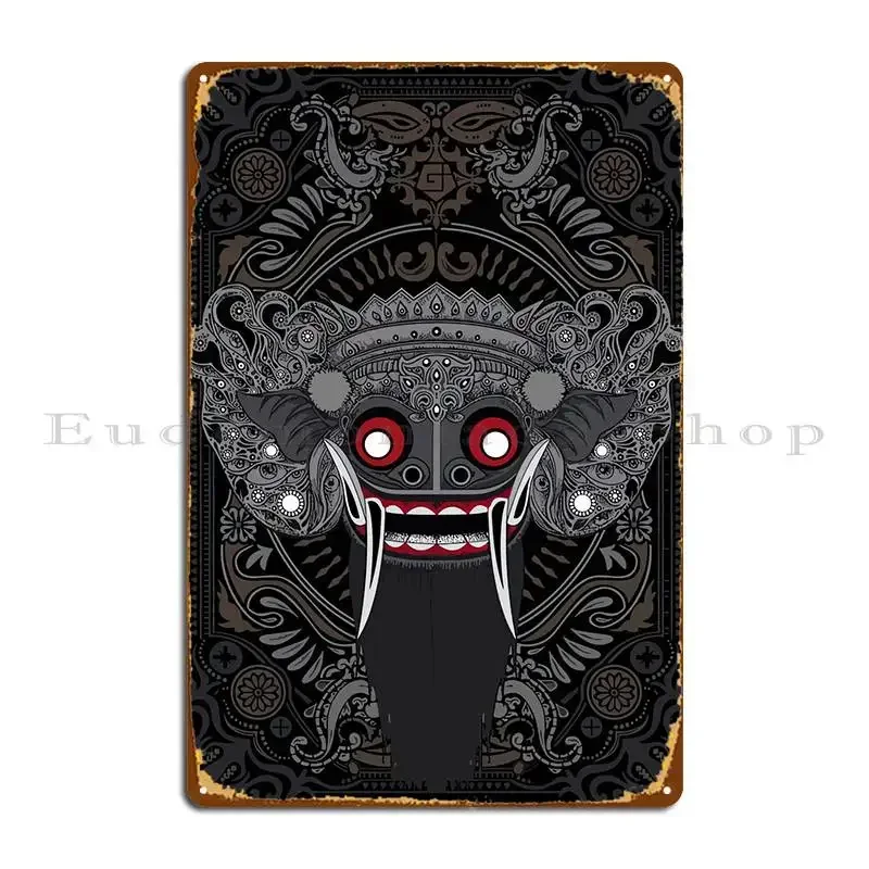 Barong Bali Metal Signs Party Wall Decor Vintage Printing Customize Tin Sign Poster