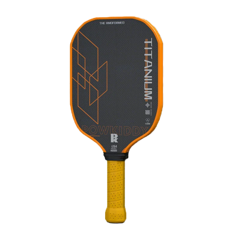 Pickleball مجداف التيتانيوم الألياف الكربون نسج الحرارة الضغط المتكاملة هجوم نوع المهنية مضرب 16mm PP العسل الأساسية!