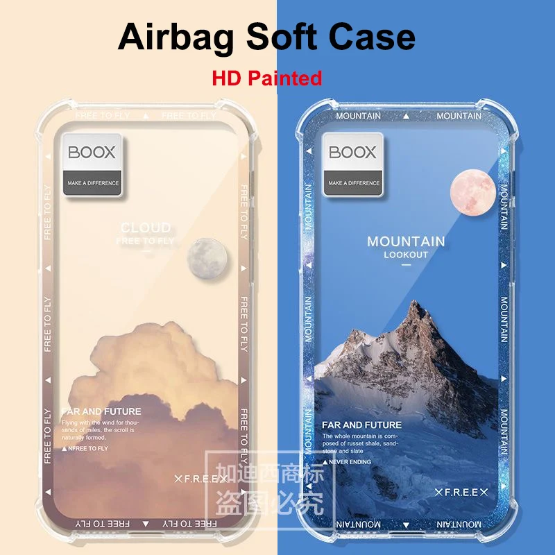 Para Boox P6 P 6 carcasa anticaída BooxP6 funda transparente de silicona TPU suave delgada para Boox Palma 2 carcasa a prueba de golpes para Boox Kant