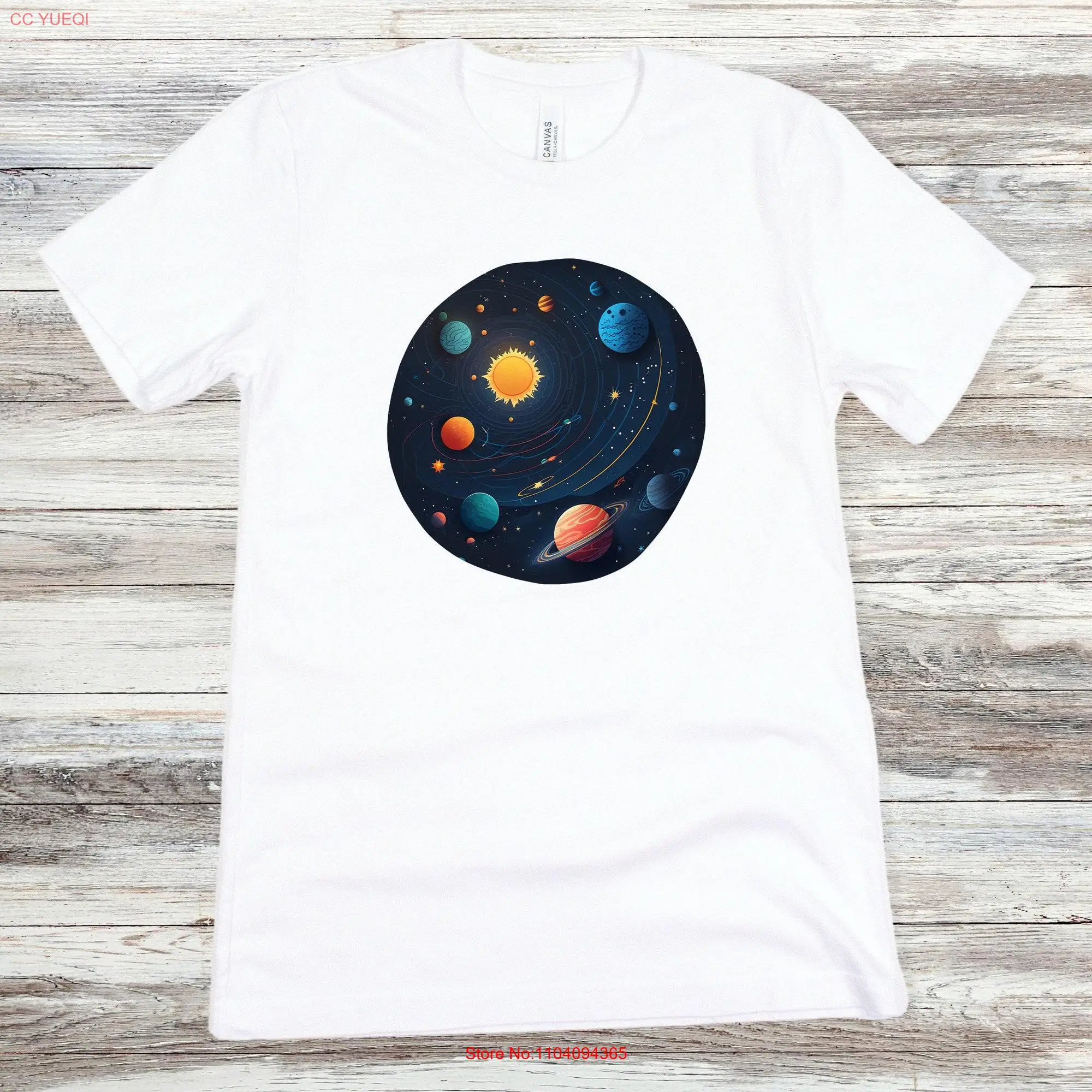 Glimpse of the Universe Space Telescope View T Shirt tee Celestial art Cosmic scene long or short sleeves