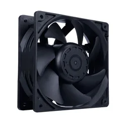 서버 워크스테이션용 냉각 시스템 팬, BTC 마이닝 캐비닛 케이스, 고속 12038, 12V, 5000RPM, 120mm 팬, 볼 베어링 2 개, 12cm