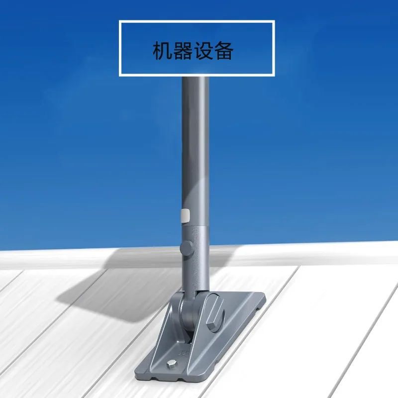Roof Pivot Mount Kit 2nd Generation, Aluminum Alloy PV Solar Panel Bracket for Outdoor Roof Wall Mounting