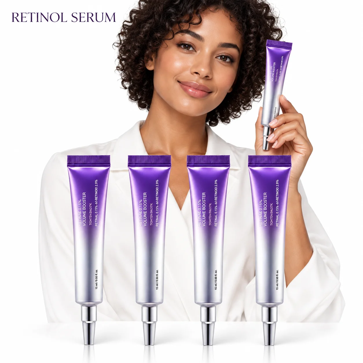 Retinol Micro Needle Serum Gentle Firming Lotion Fine Line Care Pore Smoothing Hydrating Skin Renewal Face Body Care